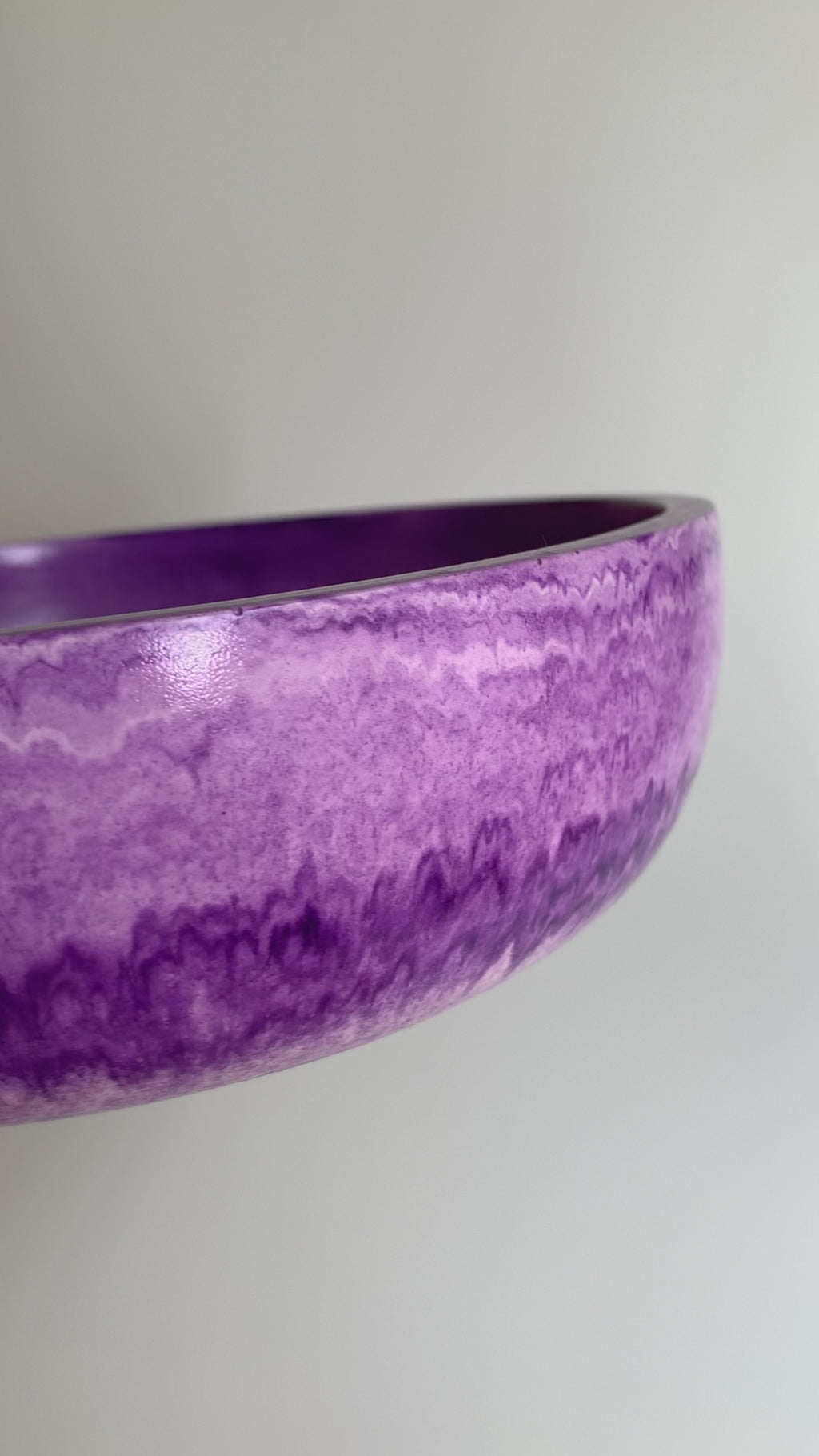 Purple marble Bowl