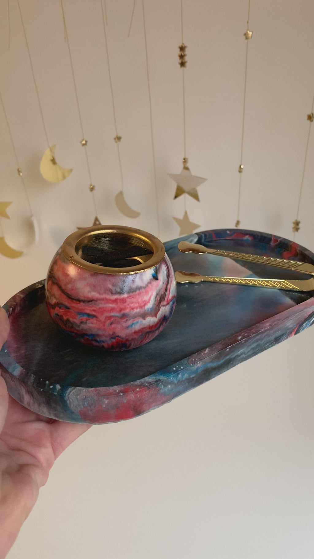 Khayamiya Incense burner set | Dark Shades