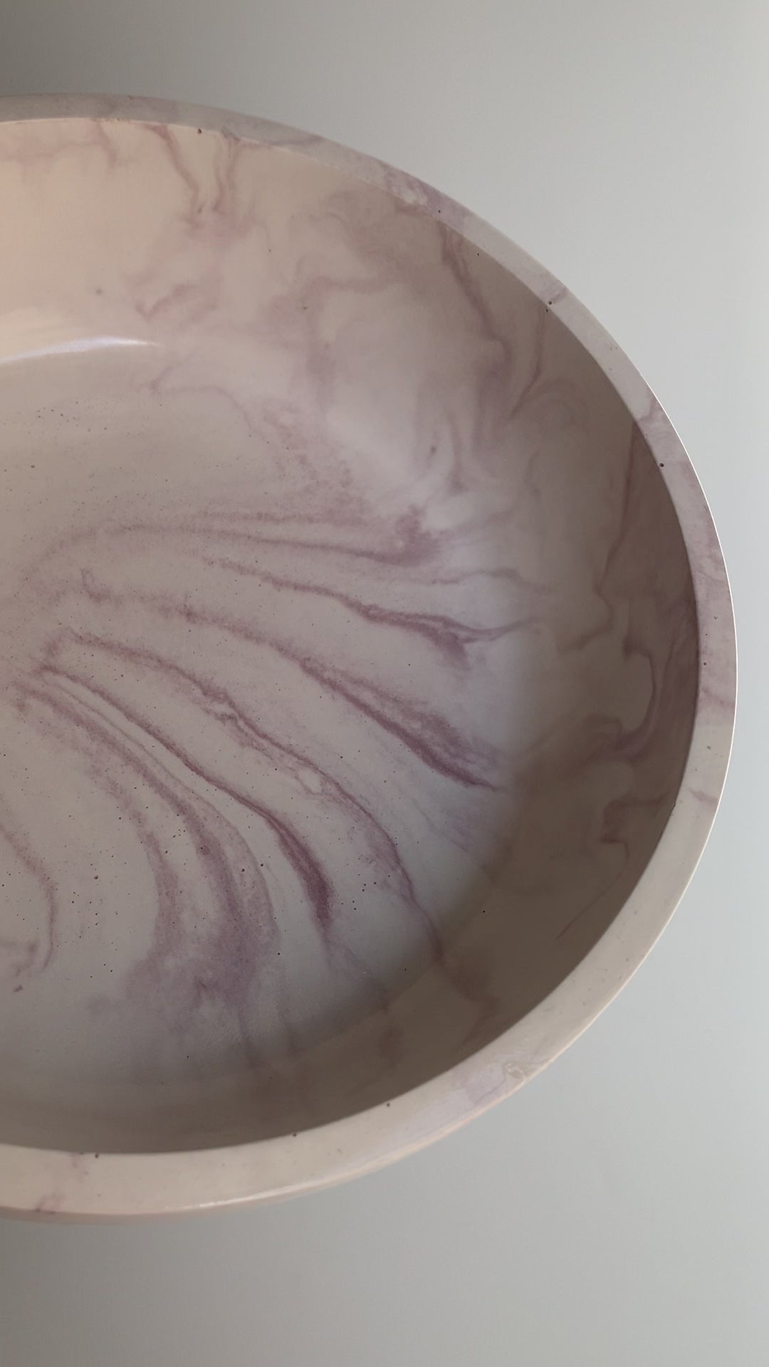 Lilac marble Bowl